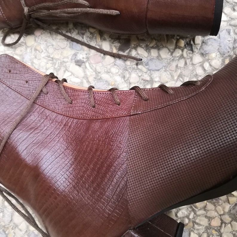 Brown Booties Women Stylish Handmade Brown Leather Ankle
